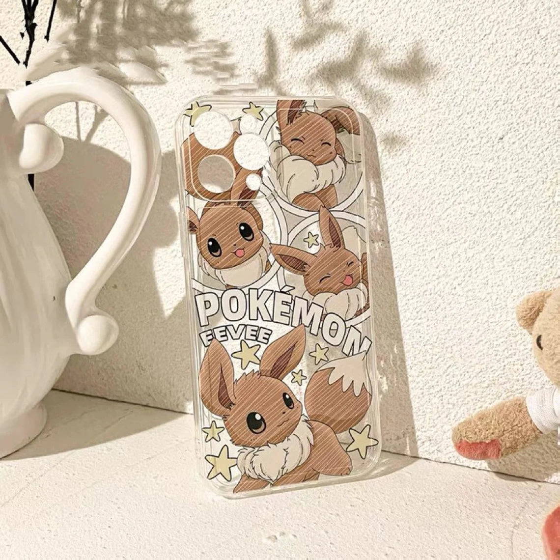 Pokémon All Eevee iPhone Case 6 7 8 PLUS SE2 XS XR X 11 12 13 14 15 Pro Promax 12mini 13mini