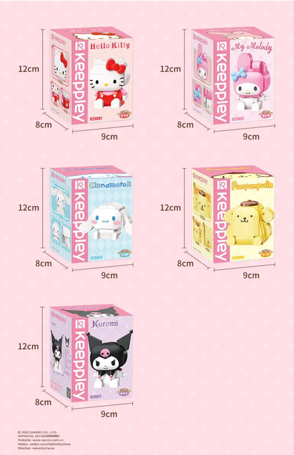 Sanrio Hello Kitty Building Blocks Toy Collections
