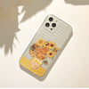 Van Gogh Sun Flower iPhone Case 6 7 8 PLUS SE2 XS XR X 11 12 13 14 15 Pro Promax 12mini 13mini