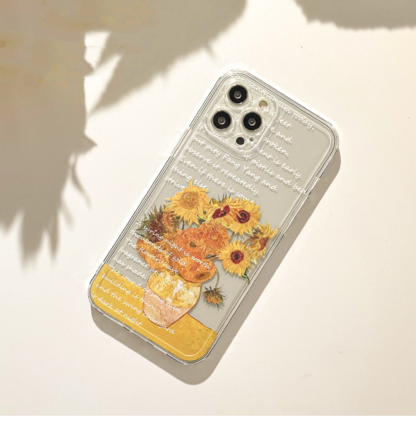Van Gogh Sun Flower iPhone Case 6 7 8 PLUS SE2 XS XR X 11 12 13 14 15 Pro Promax 12mini 13mini