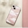 Pink Clouds with Moon iPhone Case 6 7 8 PLUS SE2 XS XR X 11 12 13 14 15 Pro Promax 12mini 13mini