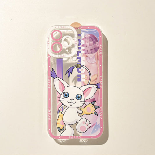 Anime Digimon Digital Monster Tailmon iPhone Case 6 7 8 PLUS SE2 XS XR X 11 12 13 14 15 Pro Promax 12mini 13mini