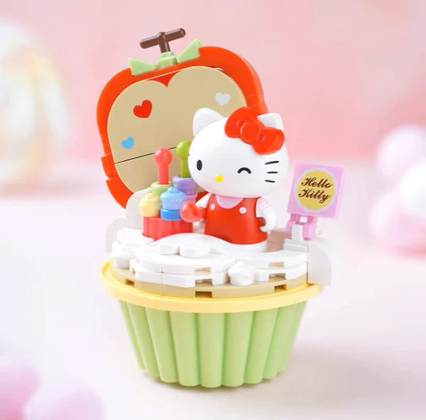 Sanrio Hello Kitty Dessert Apple Cake Building Blocks Toy