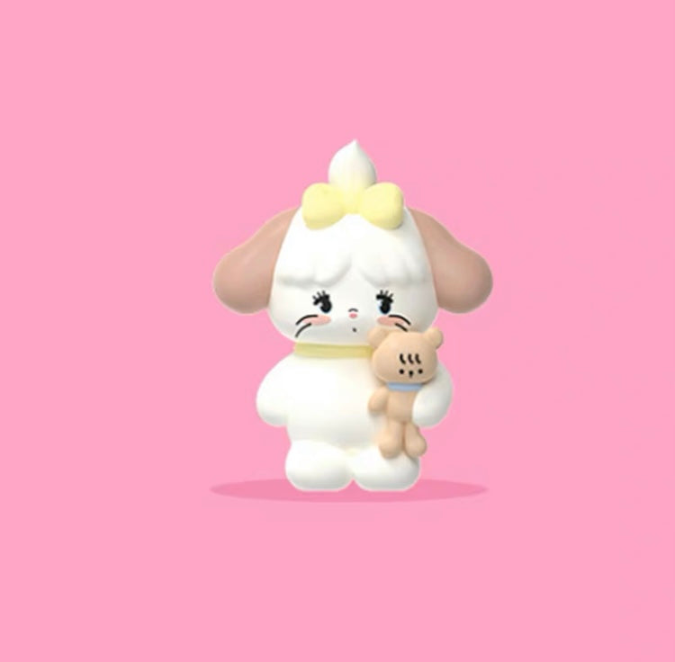 Mikko illustration Characters 1st Series | Bear Latte Dog Souffie Kitten Mousse Rabbit Cammy - Kawaii Collectable Toys Mystery Blind Box