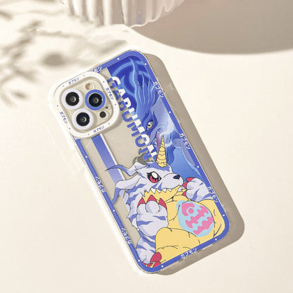 Anime Digimon Digital Monster Gabumon iPhone Case 6 7 8 PLUS SE2 XS XR X 11 12 13 14 15 Pro Promax 12mini 13mini