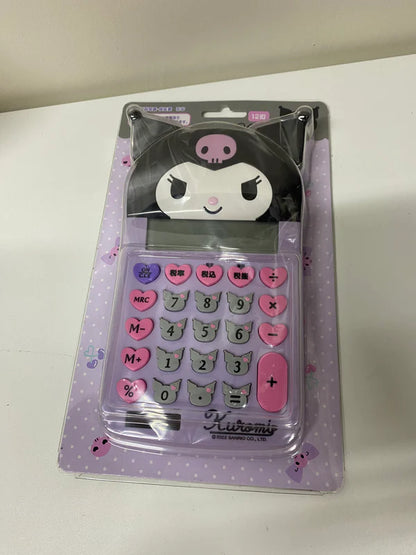 Sanrio Japan Hello Kitty My Melody Kuromi Cinnamoroll 12 Digit Calculator