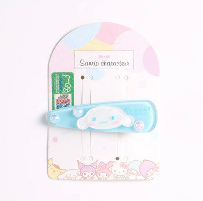 Sanrio Hello Kitty My Melody Kuromi Cinnamoroll Pompompurin Acrylic Pearl Hair Clips