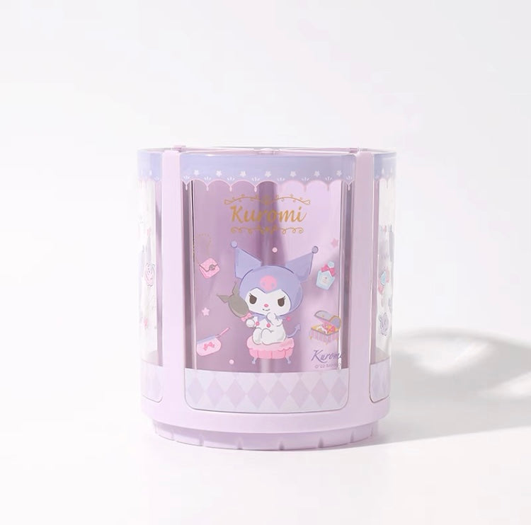Sanrio My Melody Kuromi Cinnamoroll Spin Pen Holder Stationery Stand
