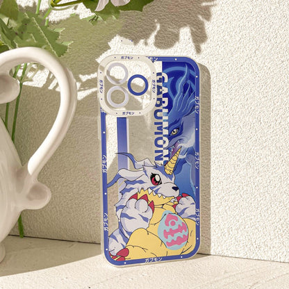 Anime Digimon Digital Monster Gabumon iPhone Case 6 7 8 PLUS SE2 XS XR X 11 12 13 14 15 Pro Promax 12mini 13mini