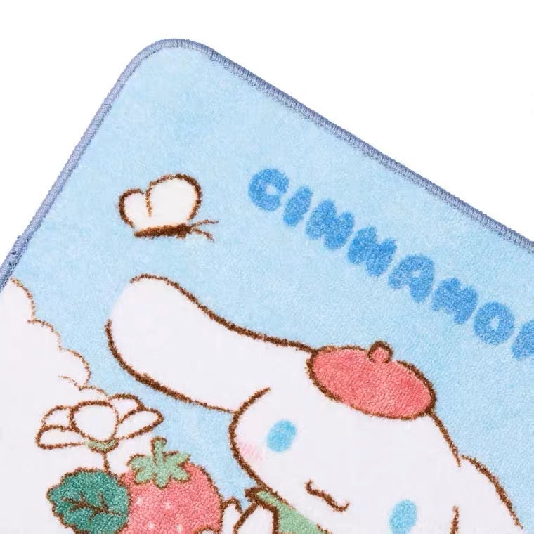 Sanrio My Melody Cinnamoroll Starwberry 40 X 60cm Floor Mat