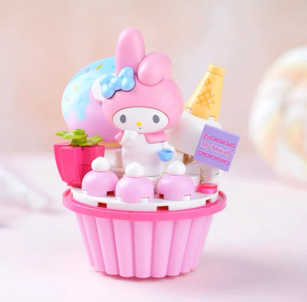 Sanrio My Melody Dessert Strawberry Cake Building Blocks Toy