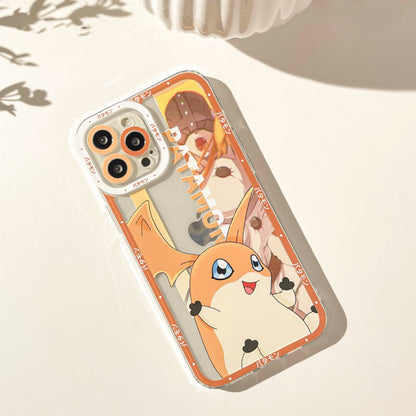 Anime Digimon Digital Monster Patamon iPhone Case 6 7 8 PLUS SE2 XS XR X 11 12 13 14 15 Pro Promax 12mini 13mini