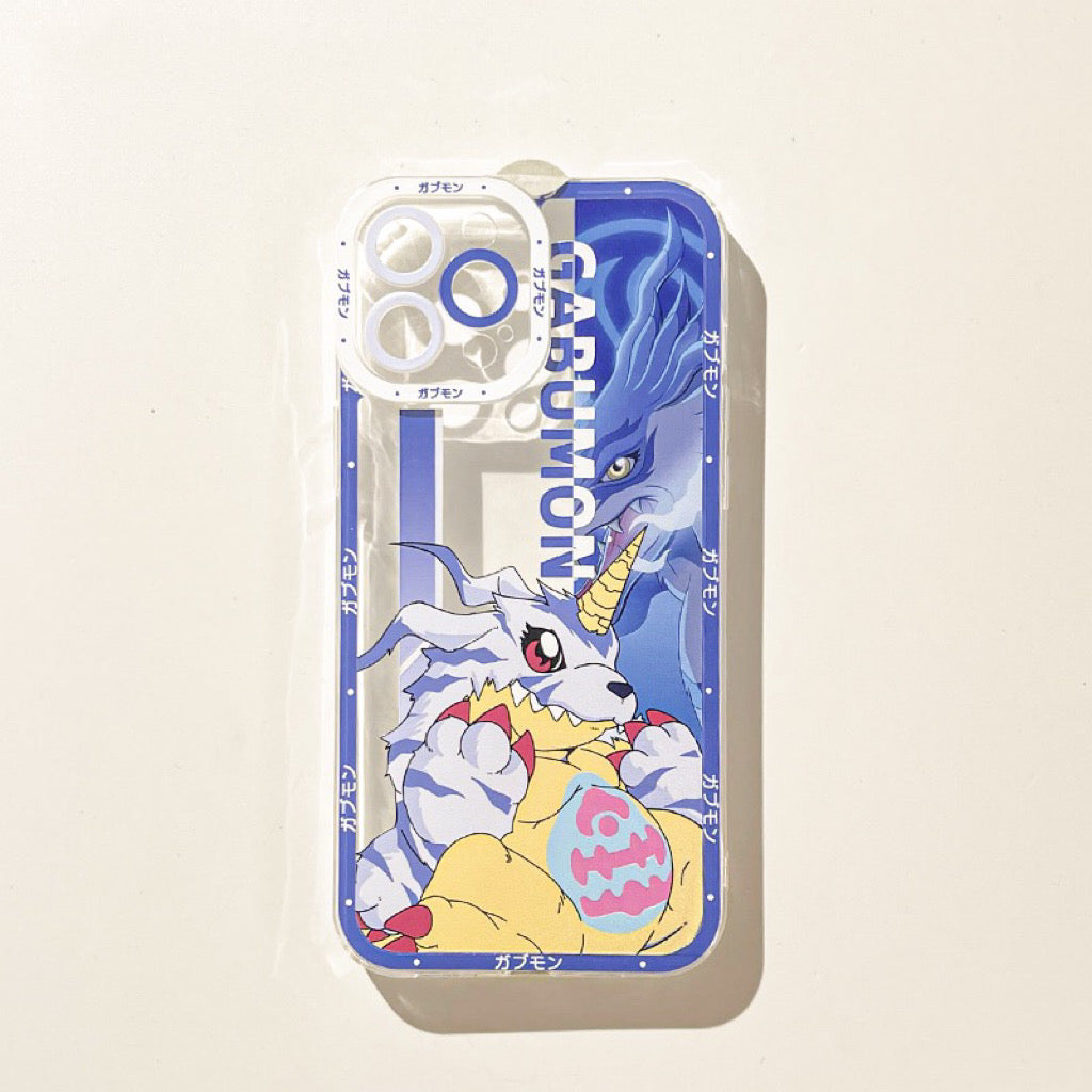 Anime Digimon Digital Monster Gabumon iPhone Case 6 7 8 PLUS SE2 XS XR X 11 12 13 14 15 Pro Promax 12mini 13mini