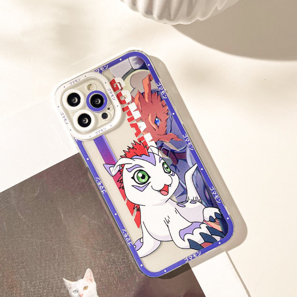 Anime Digimon Digital Monster Gomamon iPhone Case 6 7 8 PLUS SE2 XS XR X 11 12 13 14 15 Pro Promax 12mini 13mini