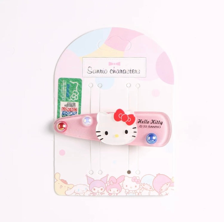 Sanrio Hello Kitty My Melody Kuromi Cinnamoroll Pompompurin Acrylic Pearl Hair Clips