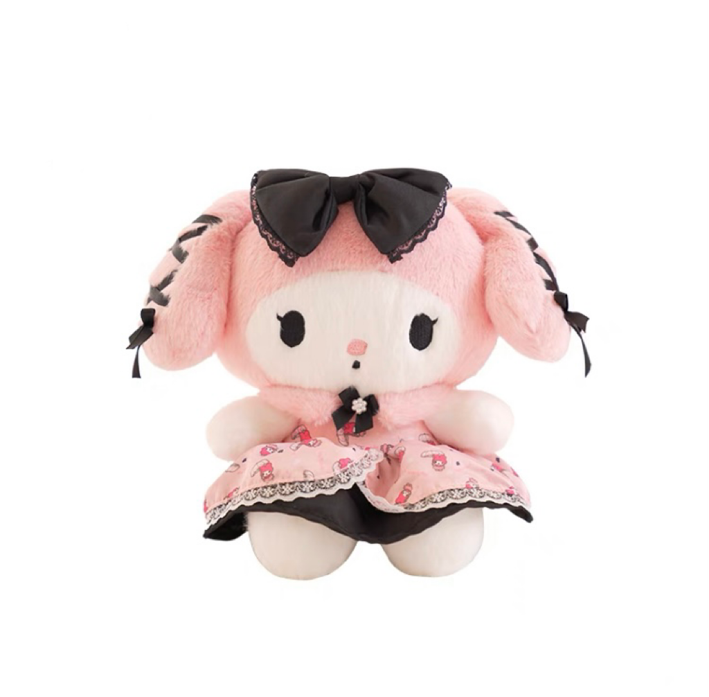 Sanrio Lolita Party Dress | My Melody Kuromi Plush Doll - Children Gif KawaiiGiftLand Sanrio Lolita Party Dress | My Melody Kuromi Plush Doll - Children Gif KawaiiGiftLand