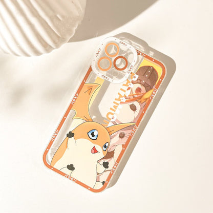 Anime Digimon Digital Monster Patamon iPhone Case 6 7 8 PLUS SE2 XS XR X 11 12 13 14 15 Pro Promax 12mini 13mini
