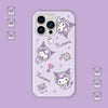 Japanese Cartoon KU Baby Purple iPhone Case PLUS XS XR X 11 12 13 14 15 16 Pro Promax