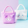 Sanrio Double Face My Melody & Kuromi - Cinnamoroll & Pochacco Fluffy Hand Tote Bag