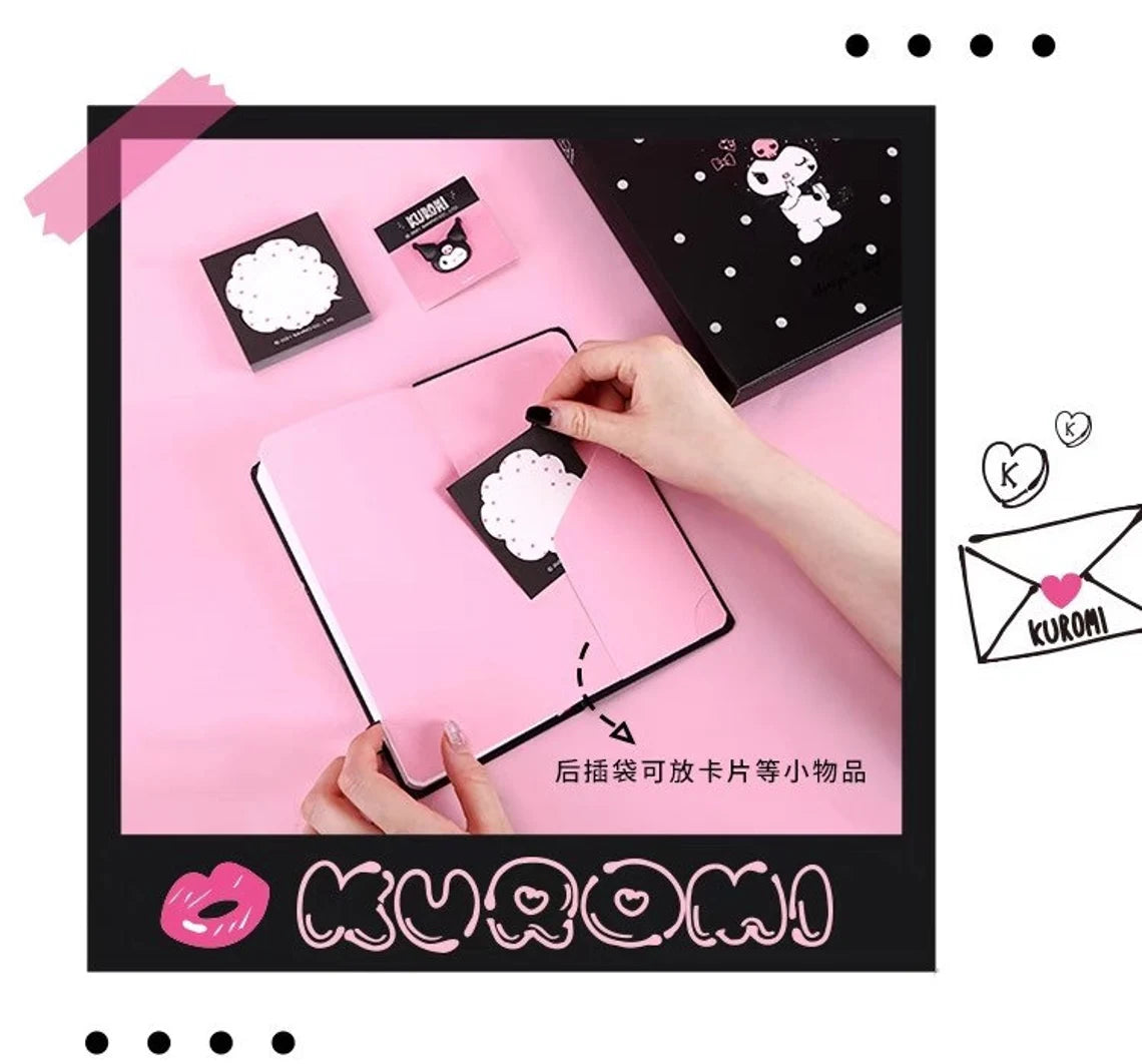 DIY Cute Kuromi Notebook/Diary _ How to Make Kuromi Notebook at home _  Sanrio crafts 