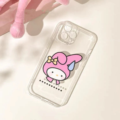 Japanese Cartoon MM Speechless iPhone Case 6 7 8 PLUS SE2 XS XR X 11 12 13 14 15 Pro Promax 12mini 13mini