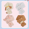 Japan Mikko Illustration Rabbit Kitten Bear Latte Dog Souffie Fluffy Scarf Winter Accessories