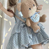 Mikko illustration Big Plush Doll Backpack 2ways Bag Bear Latte Dog Souffie Kitten Mousse Rabbit Cammy
