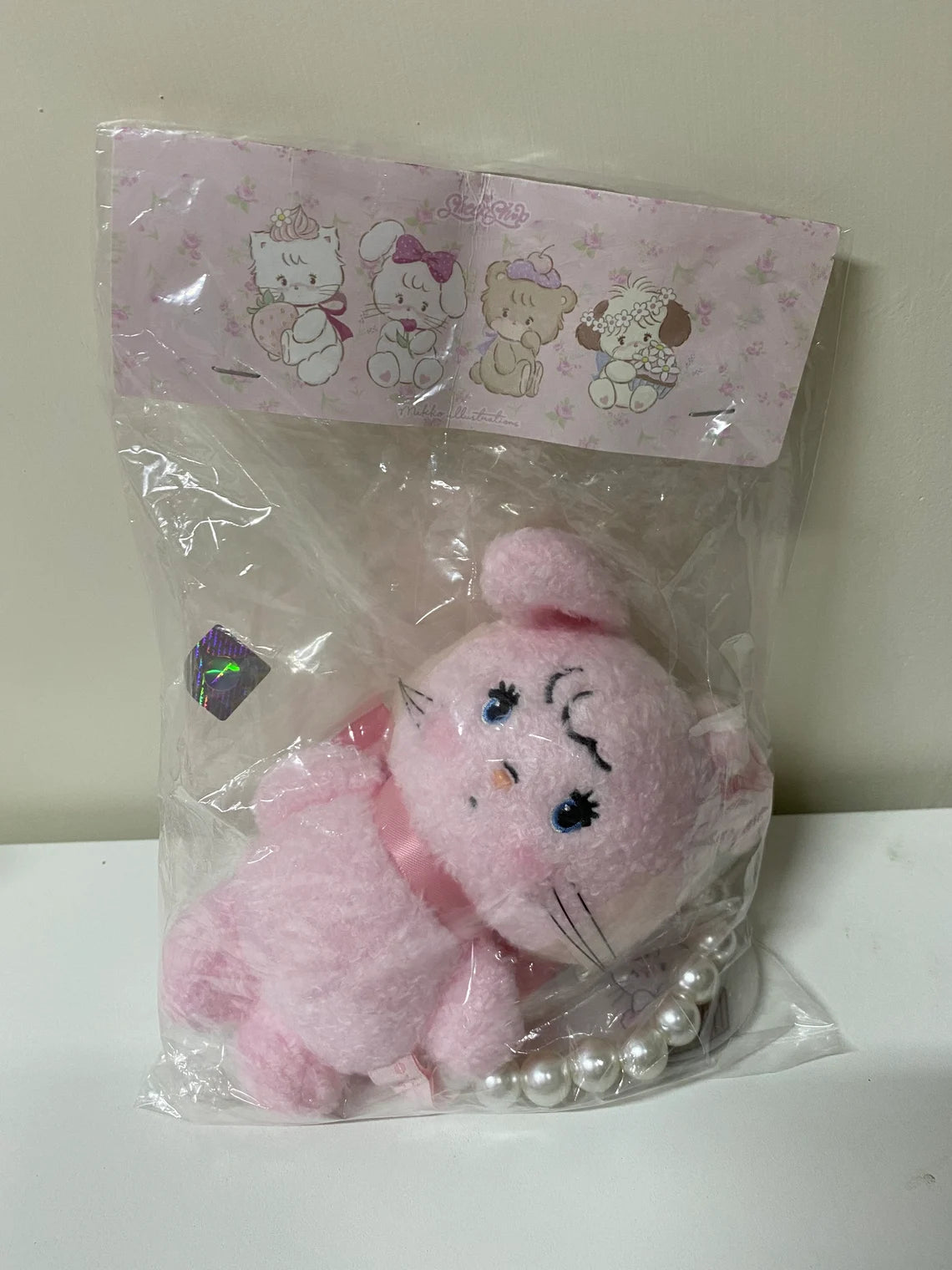 Mikko illustration Plush Doll Keychain Bear Latte Dog Souffie Kitten Mousse Rabbit Cammy