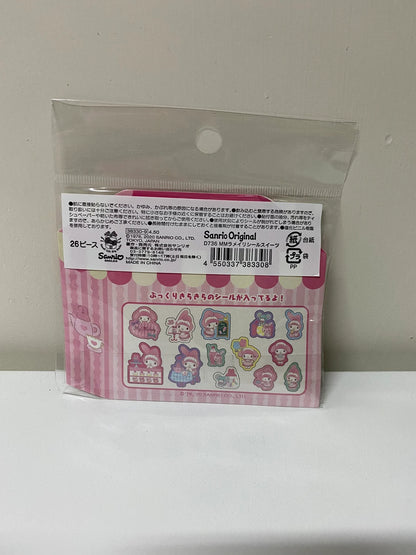 Japan Sanrio Set of 26 My Melody Sweets Cakes Cafe Stickers