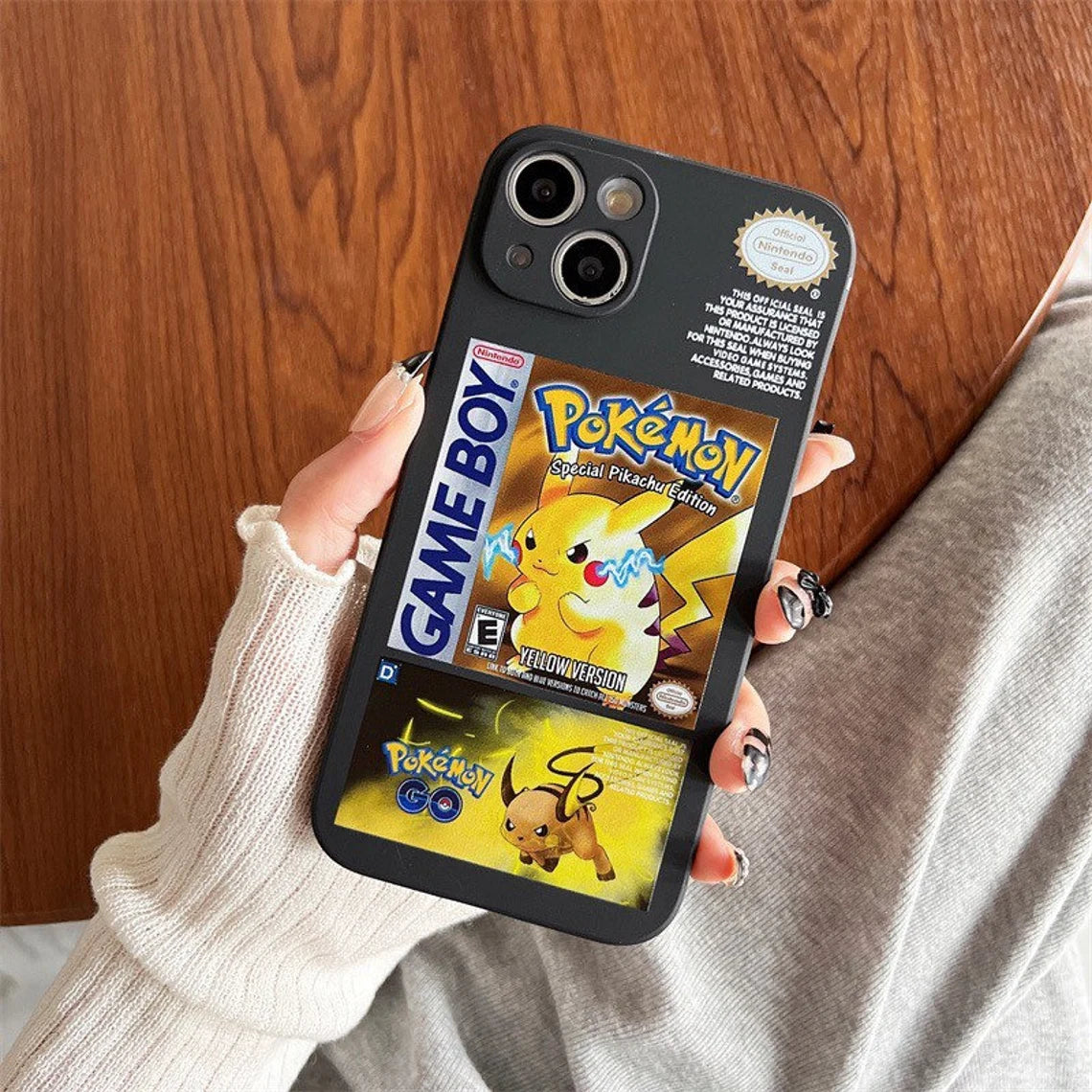 Pokémon Game Cover Pikachu Fire iPhone Case 6 7 8 PLUS SE2 XS XR X 11 12 13 14 15 Pro Promax 12mini 13mini