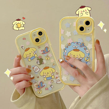 Japanese Cartoon PN Angel Baby Yellow Soft iPhone iPhone Case X XS 11 12 13 Pro Promax