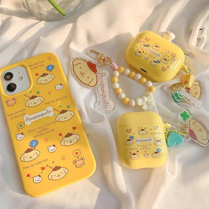 Japanese Cartoon PN with friends Yellow AirPods AirPodsPro AirPods3 Case