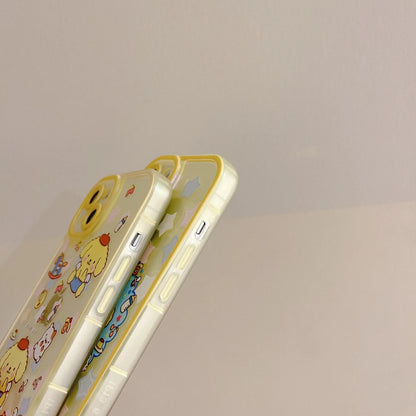Japanese Cartoon PN Angel Baby Yellow Soft iPhone iPhone Case X XS 11 12 13 Pro Promax
