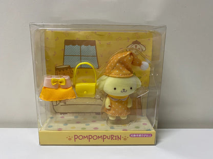 Sanrio Pompompurin Little Pajamas Mini Doll Toy Collections