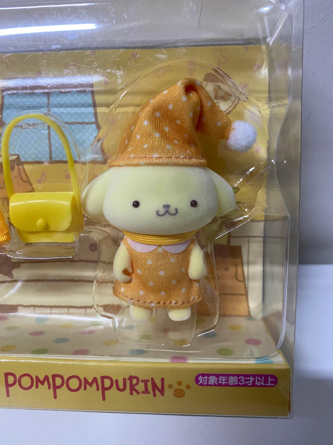 Sanrio Pompompurin Little Pajamas Mini Doll Toy Collections