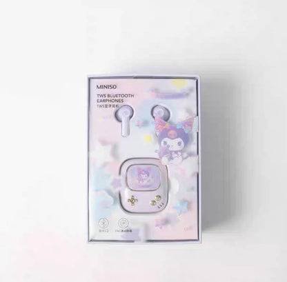 Sanrio Game Player Style TWS Bluetooth Earphones My Melody Kuromi Cinnamoroll Pochacco