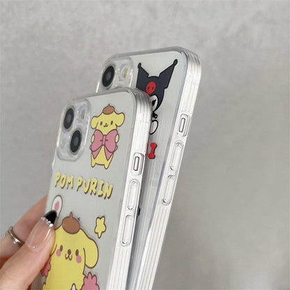 Japanese Cartoon Good Luck MM KU CN PN PC iPhone Case 6 7 8 PLUS SE2 XS XR X 11 12 13 14 Pro Promax 12mini 13mini