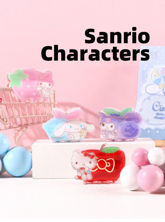 Sanrio Hello Kitty My Melody Kuromi Cinnamoroll with Sweets Big Hair Clip