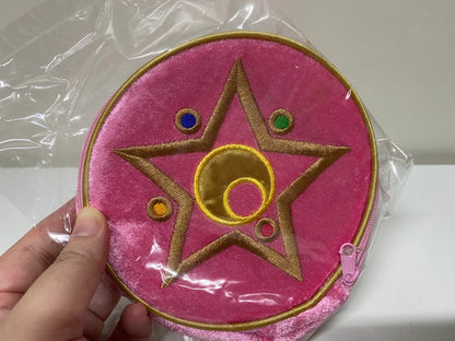 Sailor Moon Sailormoon Crystal Star Embroidery Purse Rare Retried