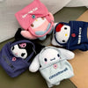 Sanrio Hello Kitty My Melody Kuromi Cinnamoroll Mini Plush Doll with Bag Keychain