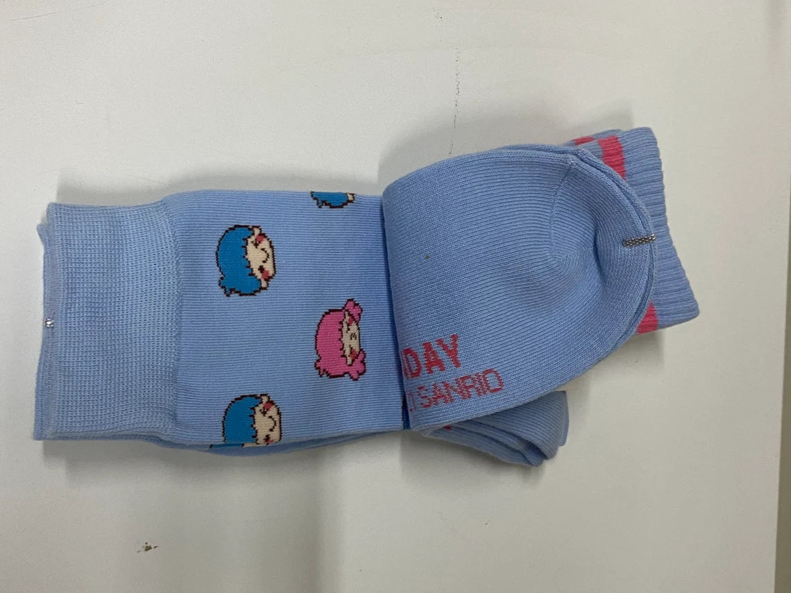 Set of 2 Little Twin Stars Monday Socks Sanrio