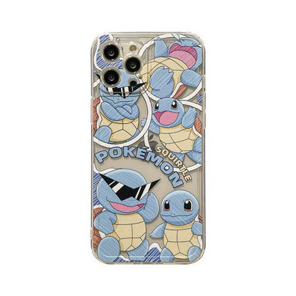 Pokémon All Squirtle iPhone Case 6 7 8 PLUS SE2 XS XR X 11 12 13 14 15 Pro Promax 12mini 13mini