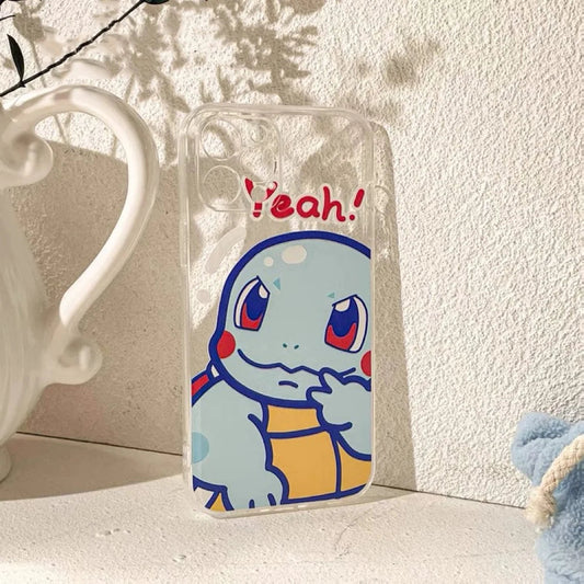 Pokémon Yeah Squirtle iPhone Case 6 7 8 PLUS SE2 XS XR X 11 12 13 14 15 Pro Promax 12mini 13mini KawaiiGiftLand