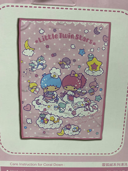 Sanrio X Uji Little Twin Stars Sweets Making Deserts Soft Quilts Pink